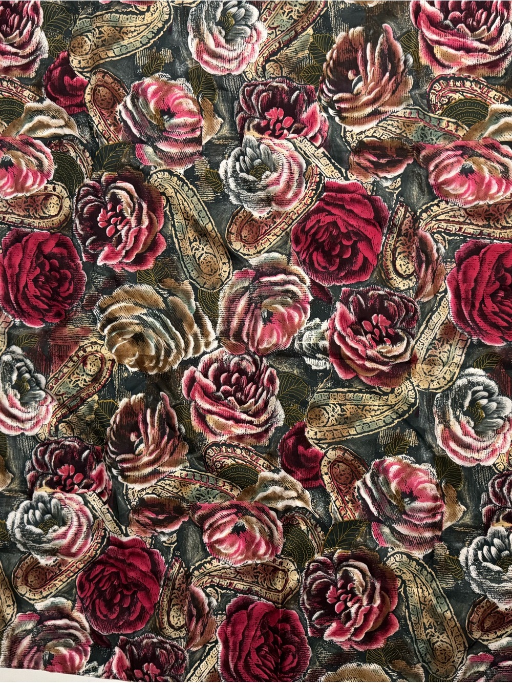 Floral Scarves 100% silk,Korea Vintage